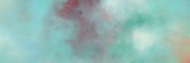 abstract painted art aged horizontal banner background  with dark gray, ash gray and pastel brown color