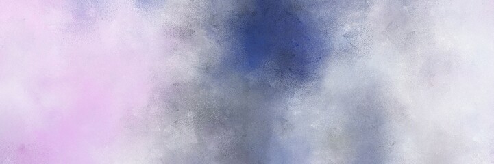 abstract painted art antique horizontal background with light gray, dark slate blue and light slate gray color