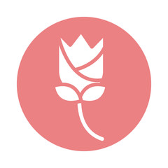 mothers day, flowers tulip decoration celebration block style icon