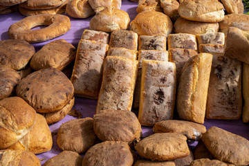 Handmade organic bread for sale