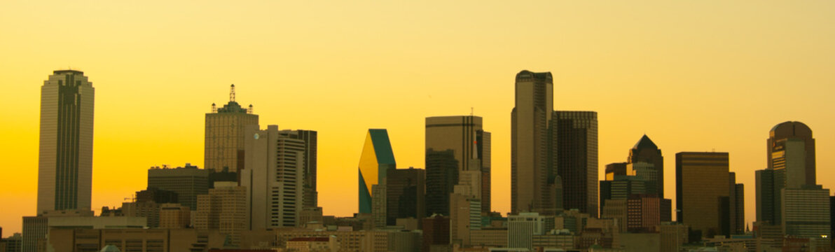 Sunset Over Downtown Dallas, Texas