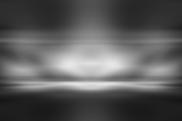 Dark black studio room with spotlight backdrop wallpaper, blank perspective for show or display your product montage or artwork. 