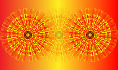 illustration image graphic of abstract   background. Decorative round ornament. mandala design
