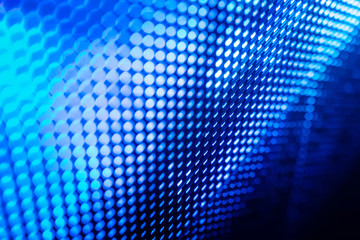 CloseUp LED blurred screen. LED soft focus background. abstract background ideal for design.