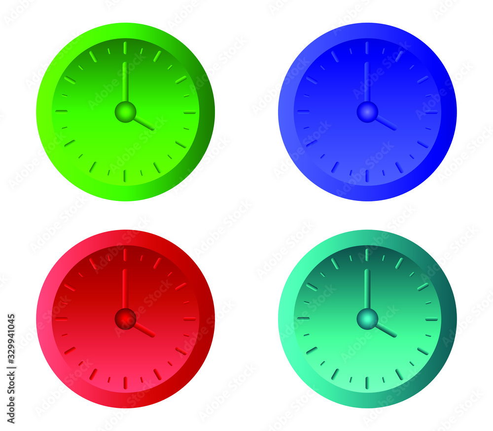 Sticker clock icon