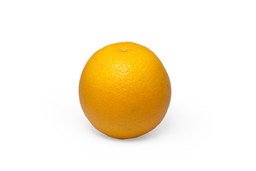 Orange fruit on white background