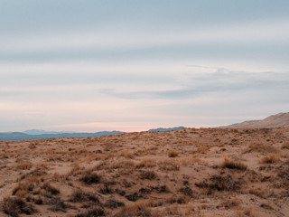 Mojave dessert on sunny day.