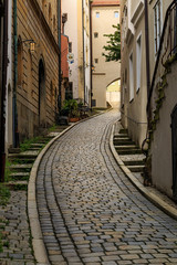 Narrow Street in Passau, Germany