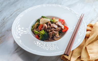 Szechuan Beef Chinese Vegetables