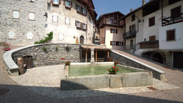 The picturesque village of Rango, in the Province of Trento, Trentino Alto Adige, Italy.