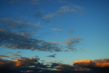 夕暮れ　空　素材