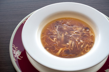 フカヒレスープ クローズアップ