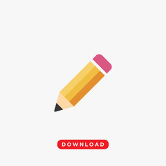 Pencil Icon Design, Vector EPS10