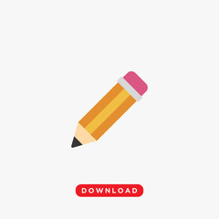 Pencil Icon Design, Vector EPS10