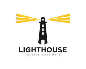 Lighthouse Logo Icon Design Vector