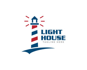 Lighthouse Logo Icon Design Vector