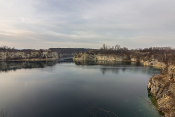 Fototapeta premium Lake Zakrzówek in Krakow (Poland)
