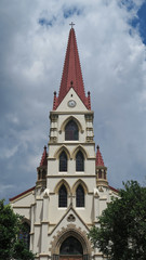 Fototapeta na wymiar La Merced Church (Iglesia Nuestra Señora De La Merced) building in San Jose, Costa Rica