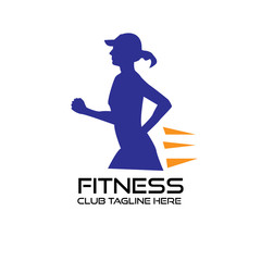 Fototapeta na wymiar Sport Logo Template for Fitness