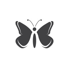 Butterfly icon design template vector isolated illustration
