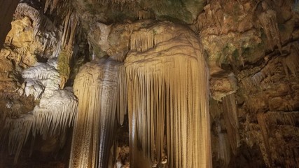 inside the cave