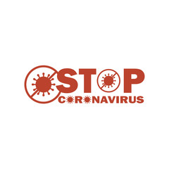Stop coronavirus. The fight against coronavirus. Pandemic medical concept with dangerous cells. Design vector template 