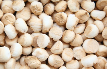 Background of delicious small cookies