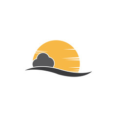 Sun Vector illustration Icon Logo Template design