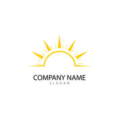 Sun Vector illustration Icon Logo Template design