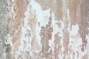 Closeup old weathered concrete wall texture with plaster