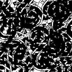 Seamless black and white grunge texture