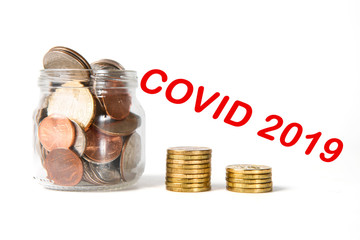 Impact of coronavirus COVID-19 on the global economy, financial crisis.