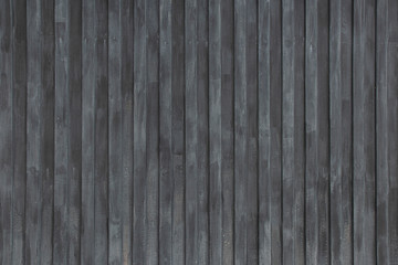 Naklejka premium Wooden fence painted with black on the tea plantations,