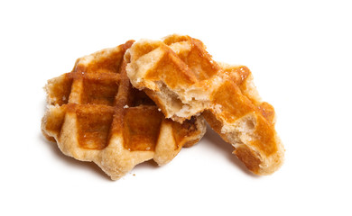 waffles isolated