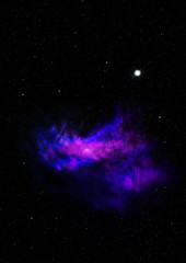 Small part of an infinite star field.