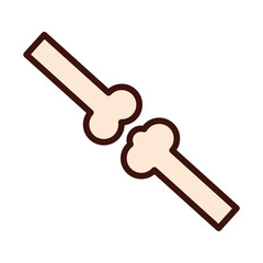 bones body human parts flat style