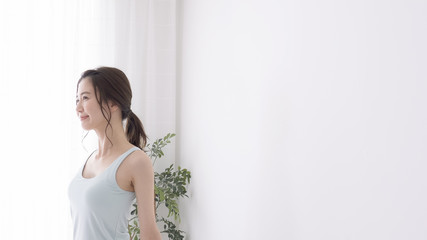女性　ストレッチ