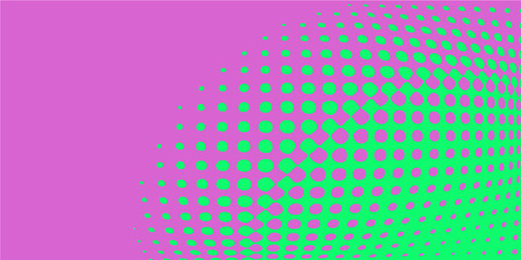 Pop art halftone pattern