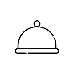 Platter  Vector Icon Line style Illustrations.