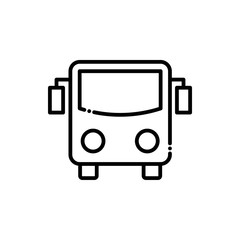 Bus  Vector Icon Line style Illustrations.