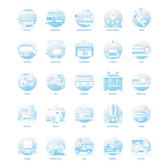 Auto Service Flat Icons Pack 