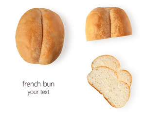 french bun,
