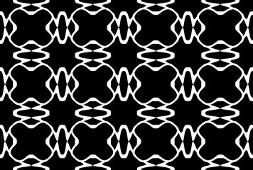 Seamless pattern design with floral background elements, beautiful ornaments