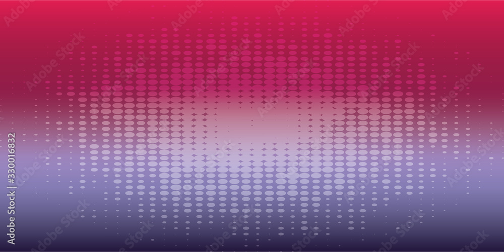 Poster gradient pop art retro comic background with halftone dots design