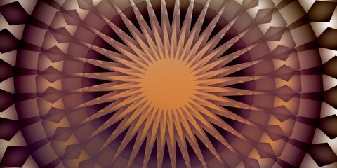 circle brown abstract background