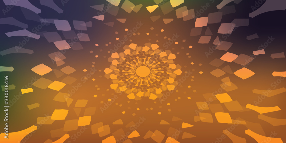 Poster abstract colorful design background on gradient color
