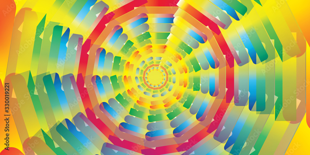 Poster abstract colorful design background on gradient color