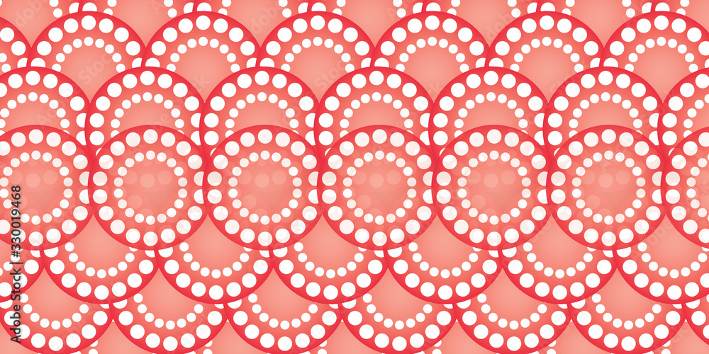Poster abstract geometric pattern by the points circles