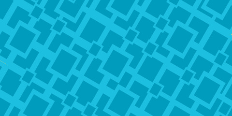 Square blue geometrical abstract background