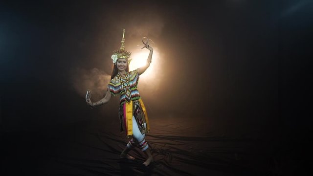 Manora dance is a traditional dance performance art of the South 